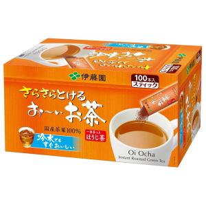 伊藤園 さらさらほうじ茶スティック100P 19850 1箱(100本入)｜LOHACO by アスクル