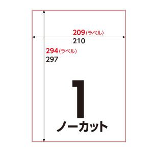 アスクル マルチラベルプリンターラベル ノーカット 100枚 U248-404-RB01 1袋(100シート入) オリジナル｜LOHACO by アスクル