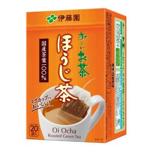伊藤園 おーいお茶ほうじ茶カップ用ティーバック20袋 65666 1箱(20バッグ入)｜LOHACO by アスクル