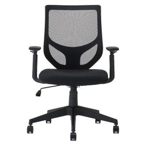 無印良品（MUJI） 家具 ワーキングチェア／黒（2009） 幅55．5 