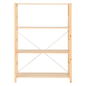 無印良品 パイン材ユニットシェルフ 86cm幅 中 幅86x奥行39.5x高さ120cm 良品計画｜LOHACO by アスクル