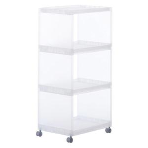 LOHACO - 無印良品 ポリプロピレン組立式ワゴン キャスター付 3段 幅29