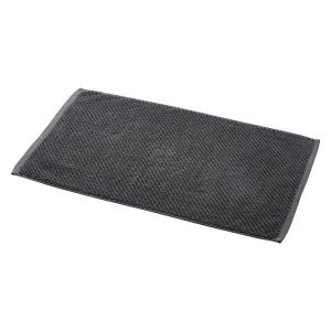 無印良品 残糸を一部に使った　バスマット ３６×６０ｃｍ チャコール  良品計画｜LOHACO by アスクル