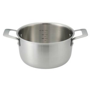 無印良品（MUJI） 鍋 ステンレスアルミ全面三層鋼両手鍋 約3．0L
