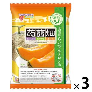ゼリー 個包装 お配り菓子 蒟蒻畑　北海道らいでんメロン味 1セット（1個×3）｜LOHACO by アスクル