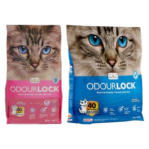 （セット品）オードロック 猫砂 超高品質 無香料 ＋ ベビーパウダーの香り 6kg 各1個｜LOHACO by ASKUL