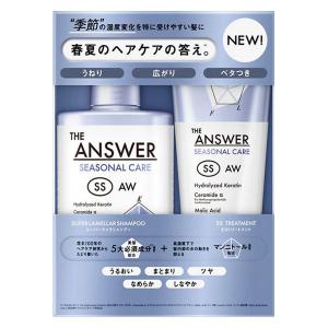 数量限定　THE ANSWER(ジアンサー)  SEASONALCARE SS本体＋トリートメントセット 400ml＋220g