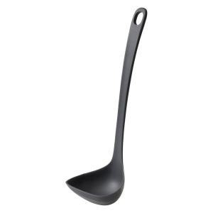 すくいやすいお玉M ダークグレー K800DGY 1個 シリコーン シリコン おたま レードル 食洗機可 耐熱 マーナ｜LOHACO by アスクル