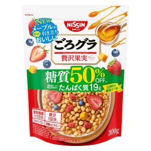 ごろグラ 糖質50％オフ 贅沢果実 1袋 日清シスコ シリアル｜LOHACO by アスクル