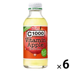 C1000 ビタミンアップル 1セット（1本（140ml）×6） 炭酸飲料 ビタミンC1000mg｜LOHACO by アスクル