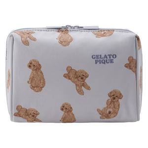 gelato pique（ジェラートピケ） ドッグ総柄ポーチ pwgb261562