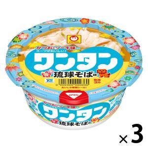 ワンタン　琉球そば味30g　3個 カップ 東洋水産 ミニ｜LOHACO by アスクル