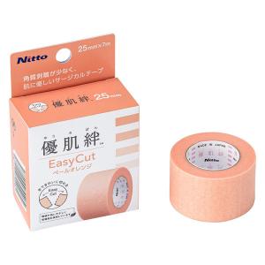 ニトムズ 優肌絆EasyCutペールオレンジ個包装 25mm MM3299 1箱(1巻)｜LOHACO by アスクル