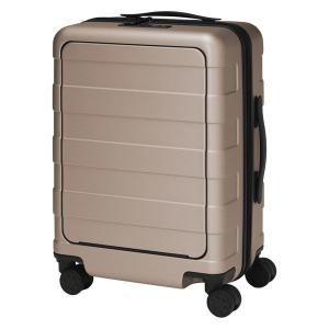 二子玉) 無印良品 MUJI キャリーストッパー付 ハードキャリー 33L