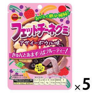 グミ 食べきりサイズ フェットチーネグミ アサイーボウル味 47g 1セット（1個×5）｜LOHACO by アスクル