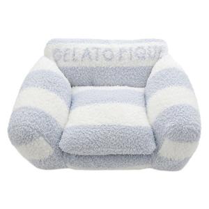 LOHACO - CAT＆DOG ジェラートソファ型ベッドM ブルー GELATO PIQUE