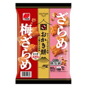 せんべい 煎餅 おかき餅 2種のざらめ味 80g 1個｜LOHACO by アスクル