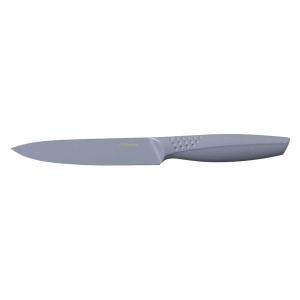 【アウトレット】汚れがつきにくい ペティナイフ 刃渡り12.6cm グレー 1本 フッ素樹脂コーティング 食洗機対応 シービージャパン｜LOHACO by アスクル