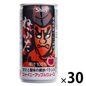 【アウトレット】青森県りんごジュース シャイニー ねぶた 190g 1箱（30本入）｜LOHACO by アスクル