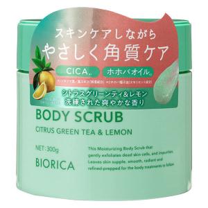 【アウトレット】ビオリカ ボディスクラブ（CICA配合） シトラスグリーンティ＆レモンの香り 300g ドウシシャ｜LOHACO by アスクル