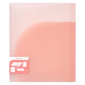 日本ノート ルーズリーフ バインダー A4 ワイド 30穴 パペルール ピンク LN59P 1冊｜LOHACO by アスクル