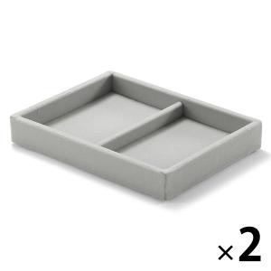 無印良品（MUJI） 収納 重なるベロアケースネックレス用 アクリル
