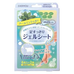 【アウトレット】エブリユー 足すっきりジェルシートCOOL 冷感クールミントの香り 12枚入り｜LOHACO by アスクル