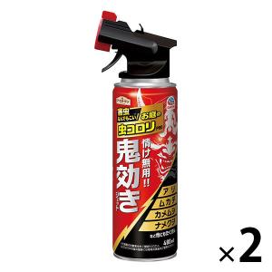 園芸用品 殺虫剤 スプレー アースガーデン お庭の虫コロリ プロ 鬼効きジェット 480mL 1セット（1本×2） 害虫駆除剤 対策 アース製薬｜LOHACO by アスクル