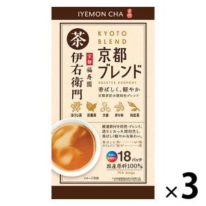 伊右衛門 京都ブレンドティーバッグ 1セット（54バッグ：18バッグ入×3袋）の商品画像