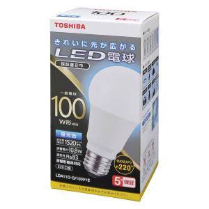 東芝 LED電球 一般電球形 A形E26 全方向260度 60W形相当 電球色 LDA8L