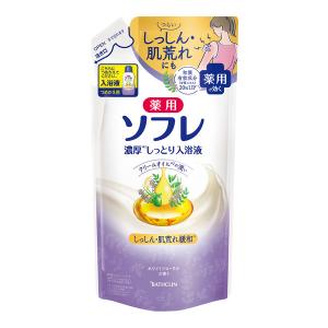 入浴剤 にごり 液体 薬用ソフレ 濃厚しっとり入浴液 ホワイトフローラルの香り 詰め替え 400mL 1個 保湿成分 医薬部外品 アース製薬｜LOHACO by アスクル