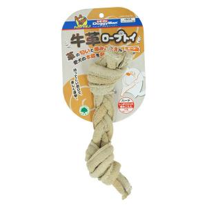 ドギーマン 牛革ロープトイ 小型犬用 ボーン ハード 1個