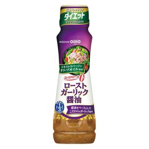 日清オイリオ 日清ドレッシングダイエットpremium ローストガーリック醤油 185ml 1本