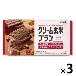 クリーム玄米ブラン ブルーベリー ( 4枚入×24袋セット )/ ブラン asahi