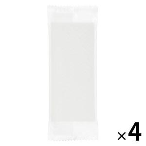 アスクル エンボスおしぼり 平判 1セット（50枚入×4袋）  オリジナル