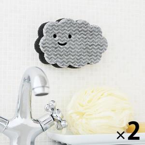 ペタッ！と貼りつくスポンジ お風呂用 バスクリーナー 1セット（2個入）ロハコ （LOHACO）  オリジナルの商品画像