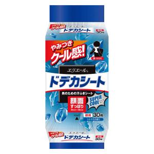 エリエール for MEN ドデカシート スーパークールタイプ シトラスの香り 徳用 1個（30枚入） 大王製紙