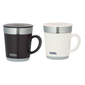 サーモス（THERMOS） 保温マグカップセット 350ml ホワイト エスプレッソ JDC-351 ペアマグカップ