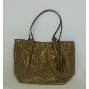 【アウトレット】シャイニートートバッグ チョコ 4573176699393 1個