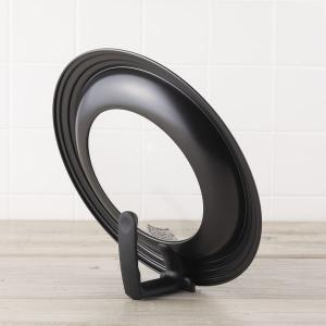 フライパンカバー ふた 26〜30cm対応 窓付 スタンド式 アルミ製 フッ素樹脂加工 KAI 貝印｜LOHACO by アスクル