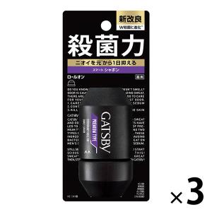 GATSBY（ギャツビー）プレミアムタイプ デオドラント ロールオン スマートシャボン 60ml 3個 マンダム｜LOHACO by アスクル