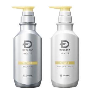 【モイストセット】スカルプD ボーテ 薬用スカルプシャンプー + トリートメントパック　モイスト （各350mL） [医薬部外品] 女性用 アンファー