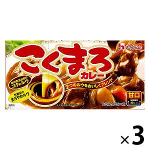 ハウス食品　こくまろカレー　甘口　3個