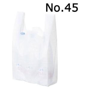アスクル限定販売　国産レジ袋　乳白　45号　1セット（300枚：100枚入×3袋）　福助工業  オリジナル｜LOHACO by アスクル
