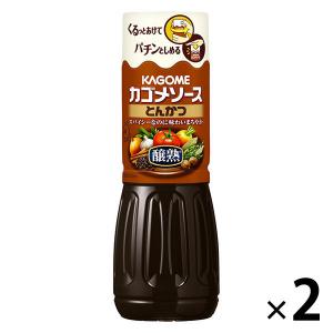 カゴメ　醸熟ソースとんかつ　500ml　2本｜LOHACO by アスクル