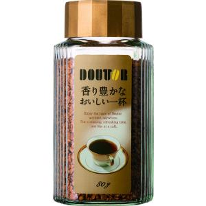 ドトールコーヒー インスタントコーヒー瓶 香り豊かなおいしい一杯 1本（80g）｜LOHACO by ASKUL