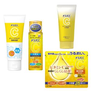 【数量限定】メラノCC　スペシャル4点セット（酵素洗顔＋UV乳液＋化粧水しっとり＋マスク）｜LOHACO by ASKUL