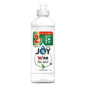 ジョイ JOY W除菌 食器用洗剤 緑茶 キャップ付き 詰め替え 大容量ボトル 300mL 1個 P＆G