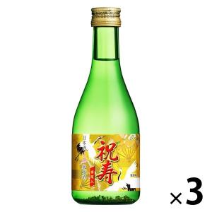 【アウトレット】白鶴酒造 白鶴 上撰 純米酒 祝寿 金箔入 300ml 1セット（1本×3）｜LOHACO by ASKUL