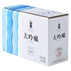 日本酒 小西酒造 バッグインボックス 大吟醸スリムボックス なみなみ 3000ml（3L） 1本｜LOHACO by ASKUL